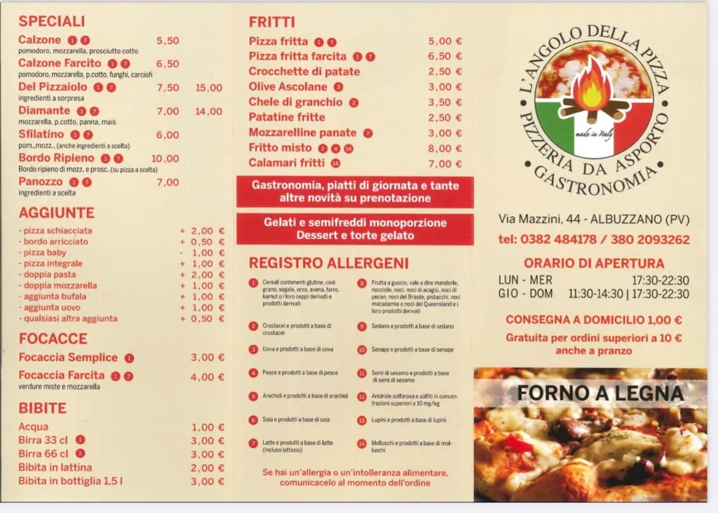 Menu_Pizza D'Asporto L'Angolo della Pizza Gastronomia_Albuzzano_image_3