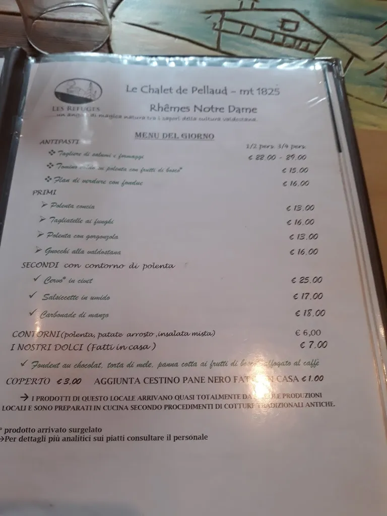 Menu_Le Chalet de Pellaud - Rêve sur le lac _Rhemes-Notre-Dame_image_4