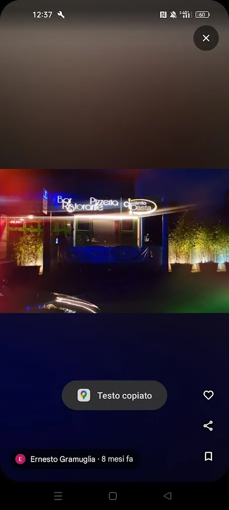 Ernesto Gramuglia_Bar Ristorante Pizzeria Quanto Basta_Almenno San Bartolomeo_review