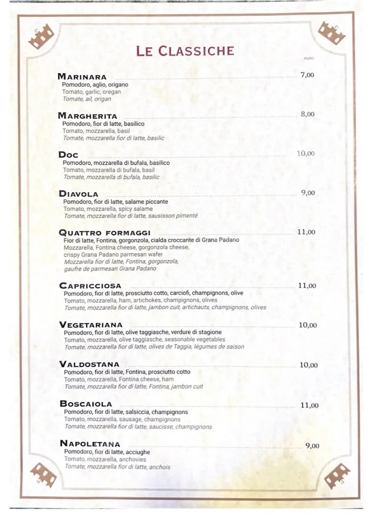 Menu_Dal Fornaro del Castello_Saint-Pierre_immagine_1