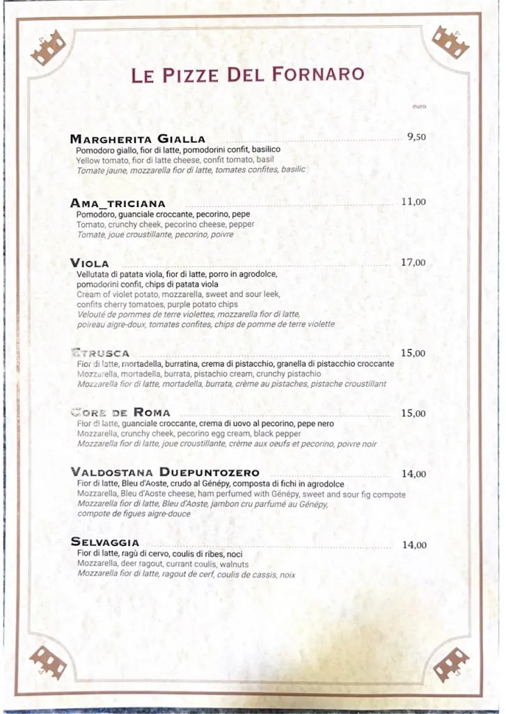 Menu_Dal Fornaro del Castello_Saint-Pierre_immagine_2