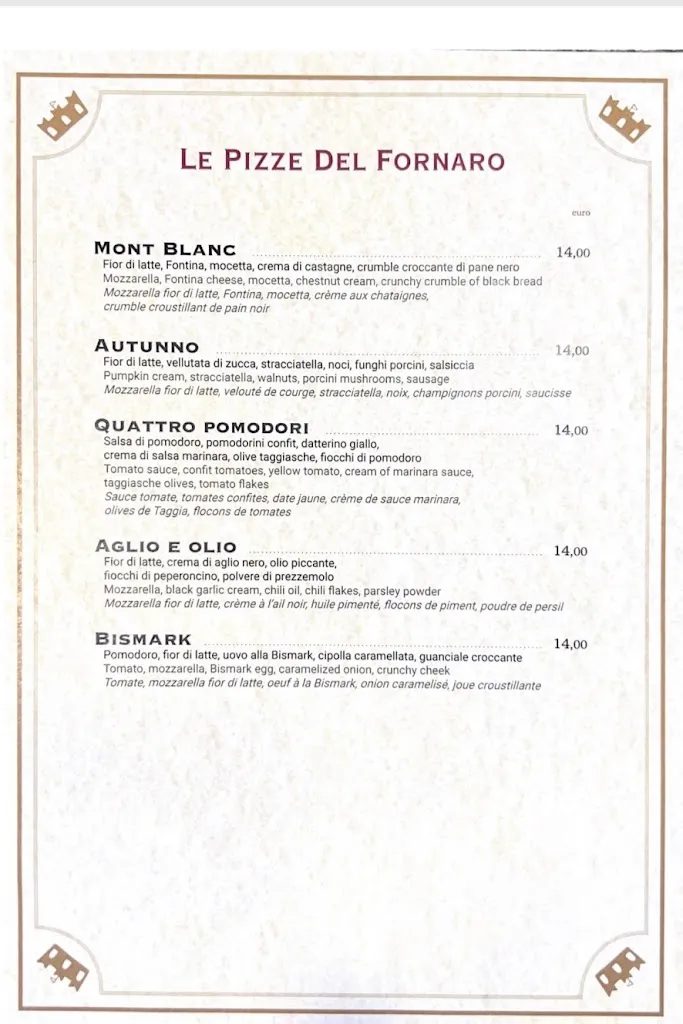 Menu_Dal Fornaro del Castello_Saint-Pierre_immagine_3
