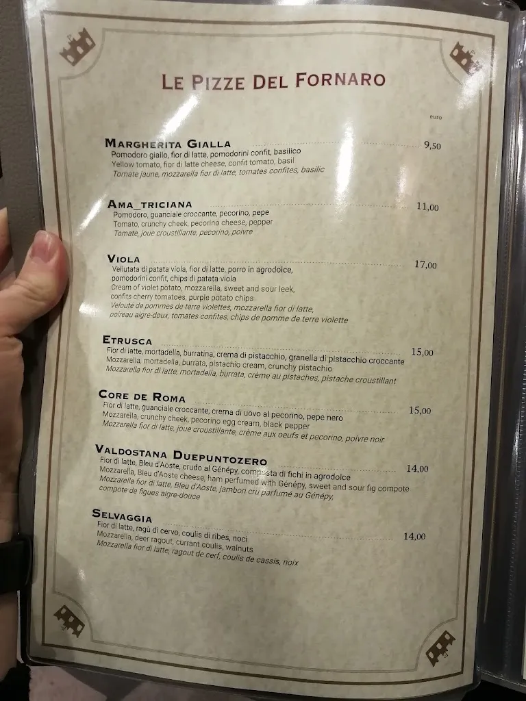 Menu_Dal Fornaro del Castello_Saint-Pierre_immagine_4