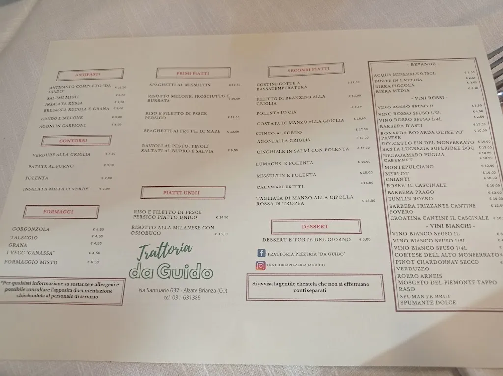 Menu_Ristorante Da Guido_Alzate Brianza_immagine_1