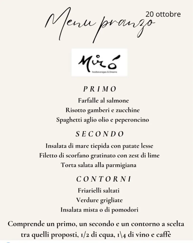 Menu_Miró foodbeverages & dreams_Alzate Brianza_image_3