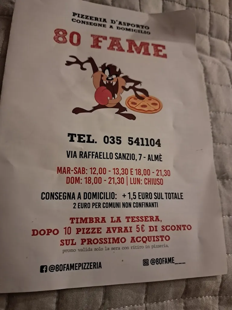 Soanna_Pizzeria 80 Fame_Almè_review