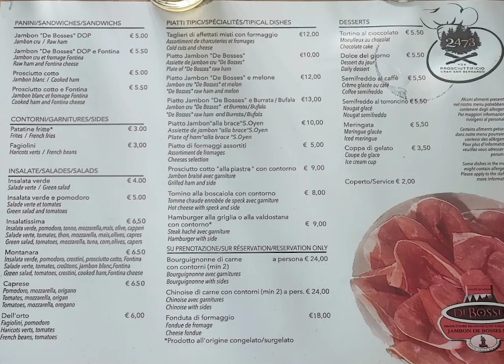 Menu_Prosciutteria Sous le pont de Bosses_Saint-Rhémy_immagine_3