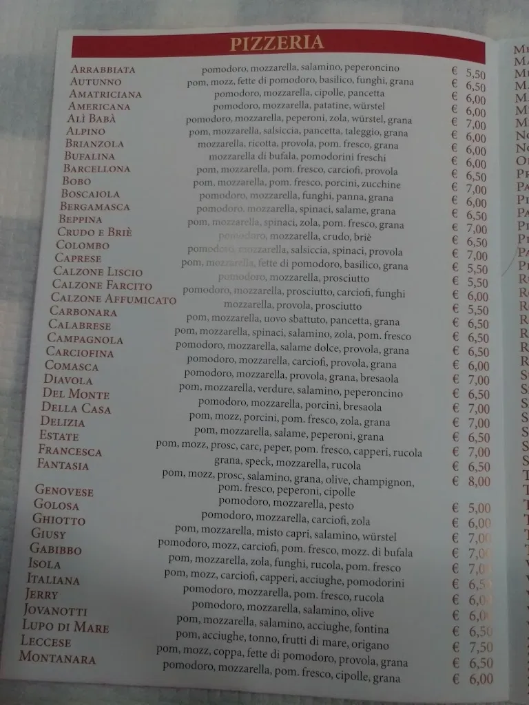 Menu_Pizzeria Del Viale_Almè_image_1