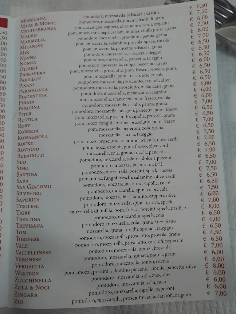 Menu_Pizzeria Del Viale_Almè_image_2