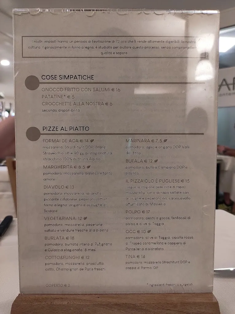 Menu_Claro Pizzeria Contemporanea | Pizza Gourmet_Almè_image_3