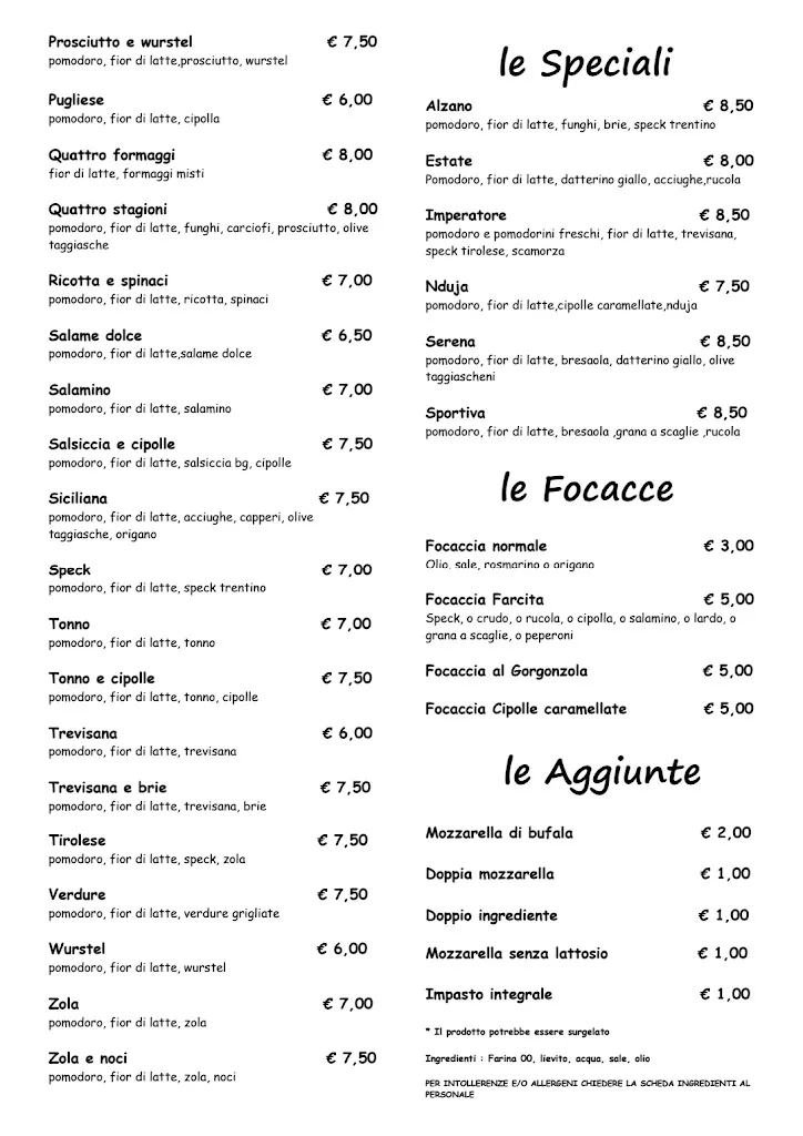 Menu_Pizzeria Serena_Alzano Lombardo_image_1