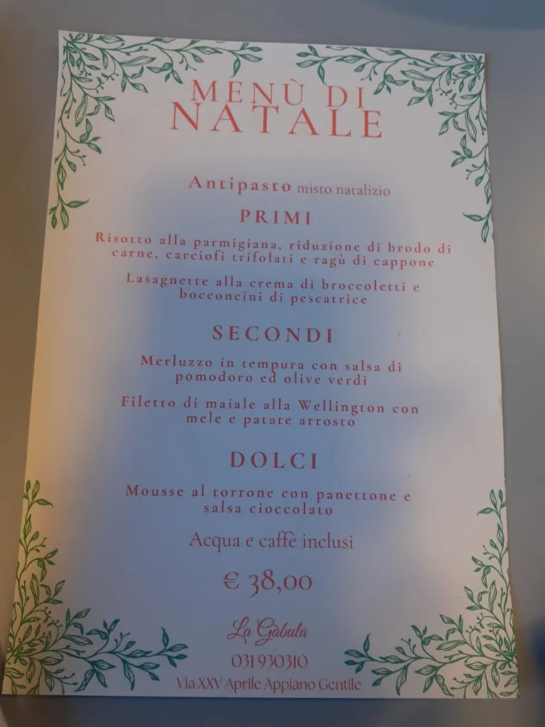 Menu_La Gabula Pizzeria Ristorante_Appiano Gentile_image_1