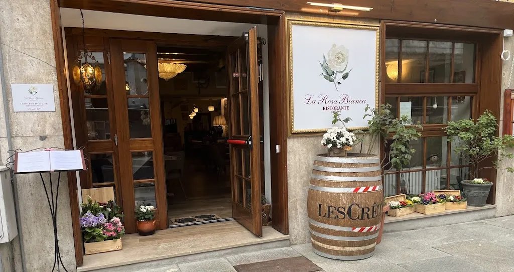 La Rosa Bianca restaurant in Saint-Vincent