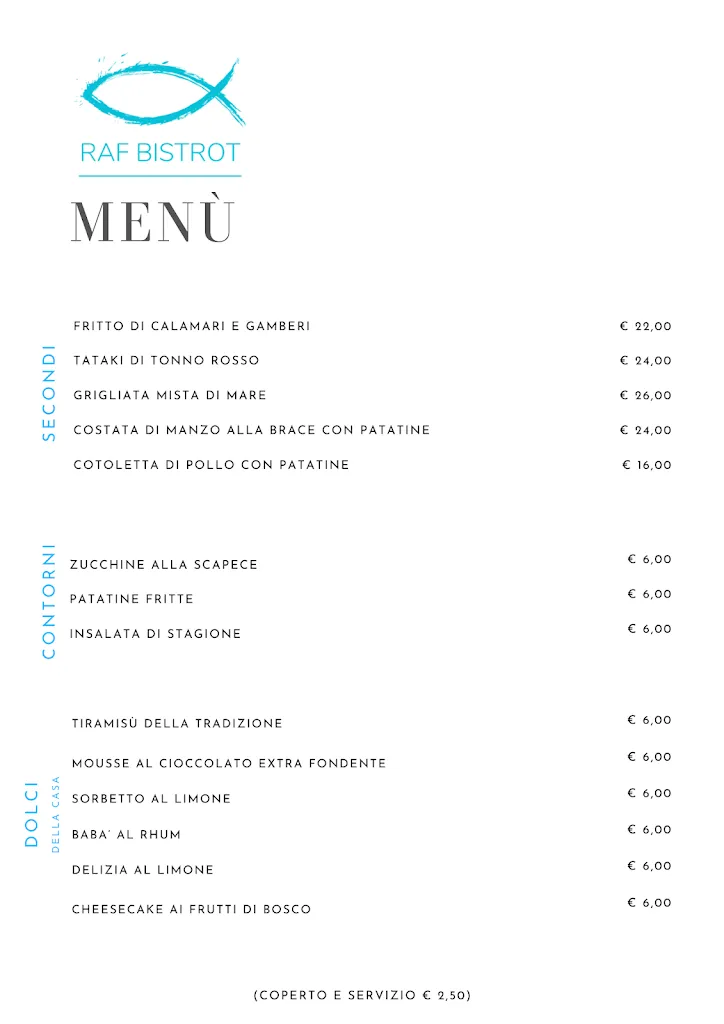 Menu_Raf Bistrot Cucina di Mare_Angera_image_1