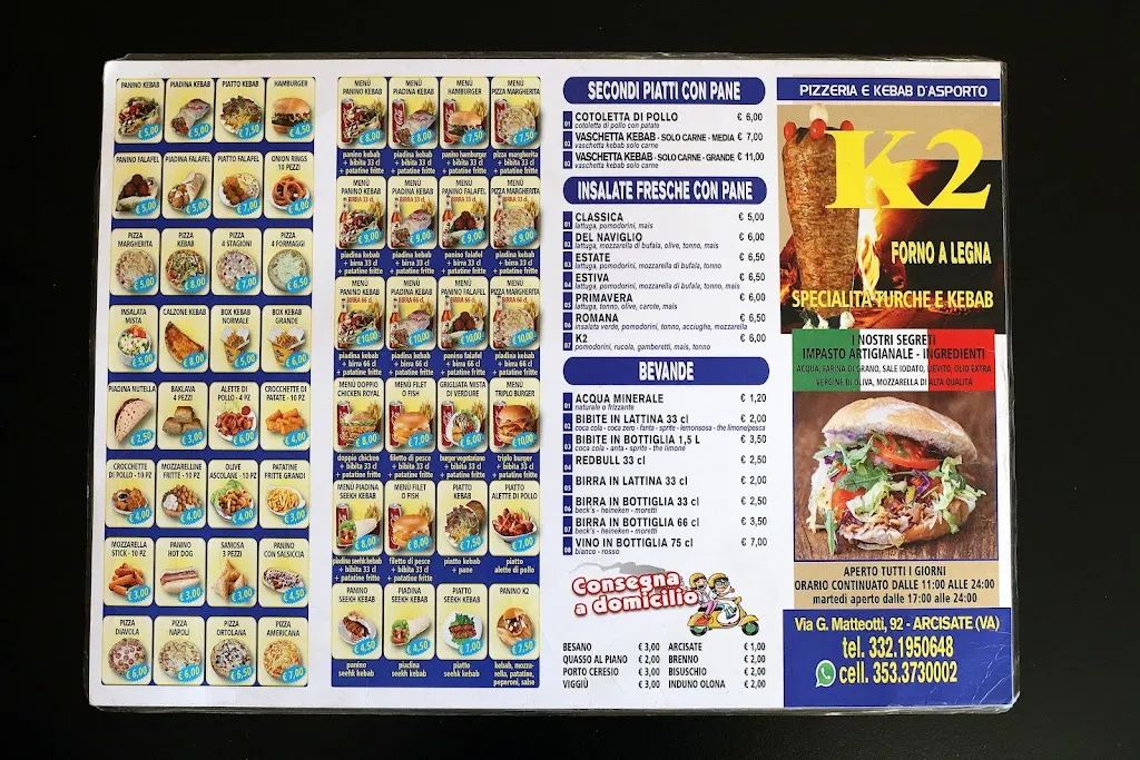 Menu_Vicino a me pizzeria kebab_Arcisate_image_3