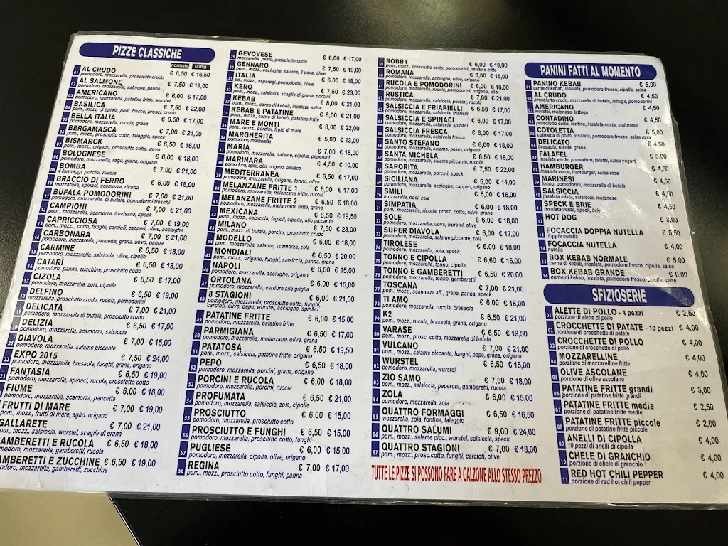 Menu_Vicino a me pizzeria kebab_Arcisate_image_4