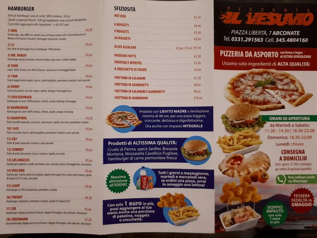 Menu_Pizzeria Il Vesuvio_Arconate_image_4