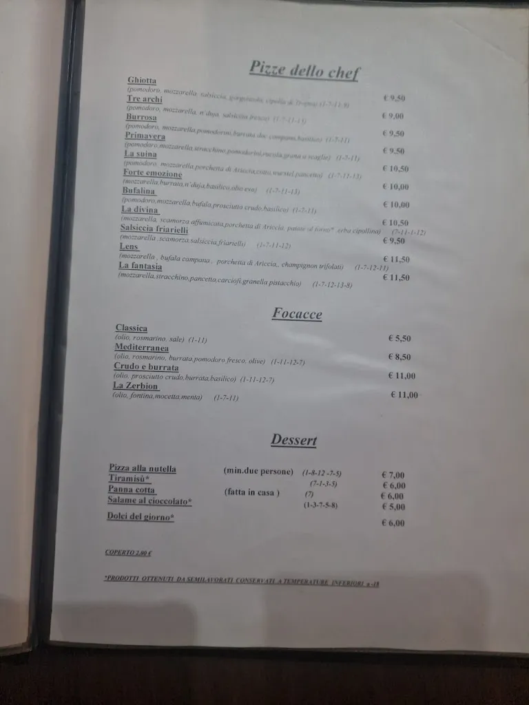 Menu_Ristorante Pizzeria I Tre Archi_Saint-Vincent_image_1