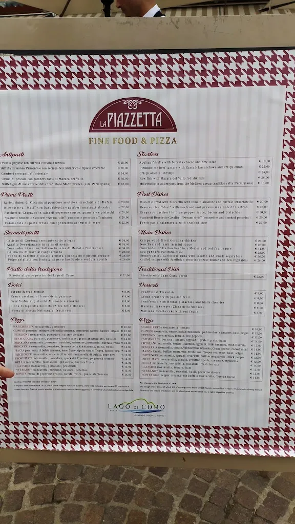 Menu_Piazzetta Lago Di Como_Argegno_immagine_3