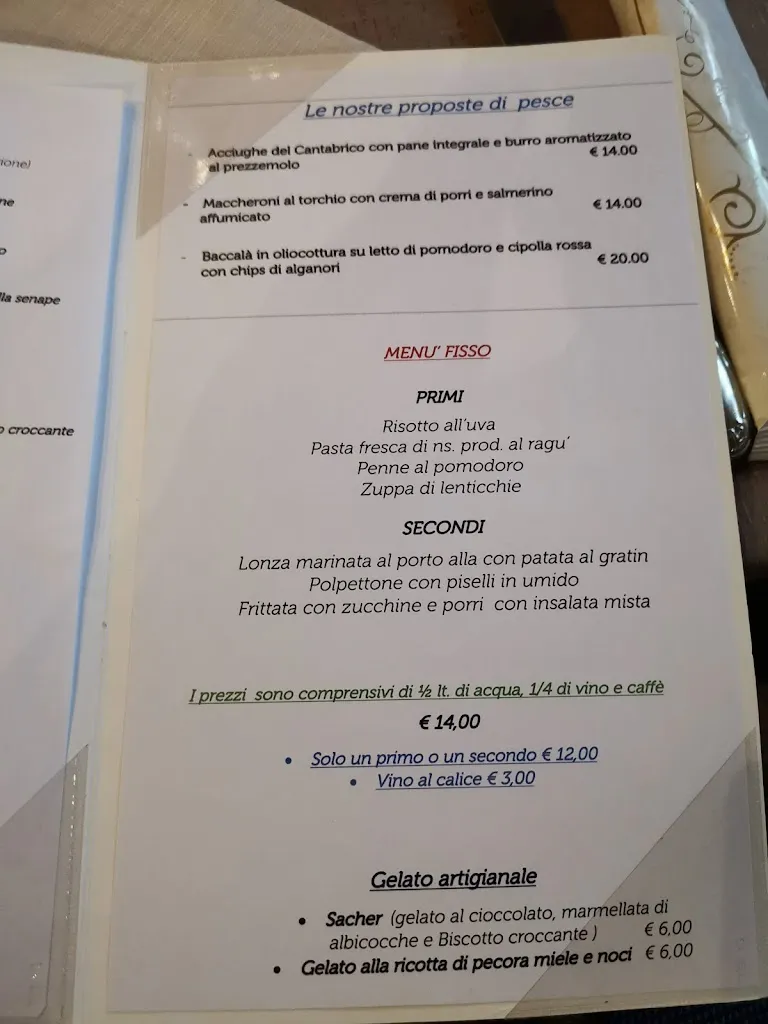 Menü_Osteria del Laghetto_Arluno_Bild_2