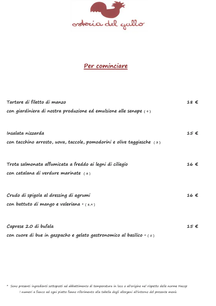 Menu_Osteria Del Gallo_Arluno_image_3