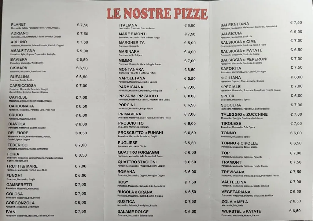 Menu_Planet Pizza Di Falcone Domenico_Arluno_image_1