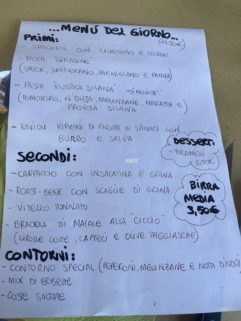 Menu_Trattoria Mediterranea Sedriano_Arluno_image_1