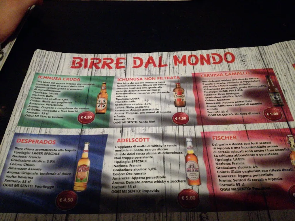 Menu_SHOUT - Dinner, Beer & Live_Arluno_image_1