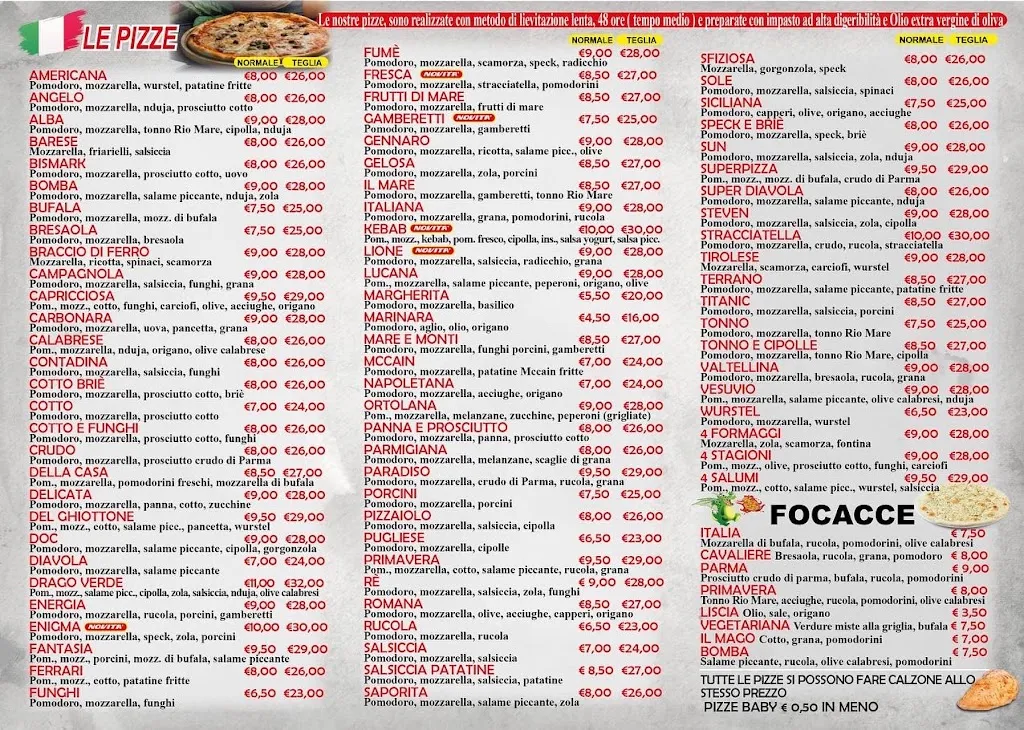 Menu_Pizzeria Il Drago Verde_Assago_image_2