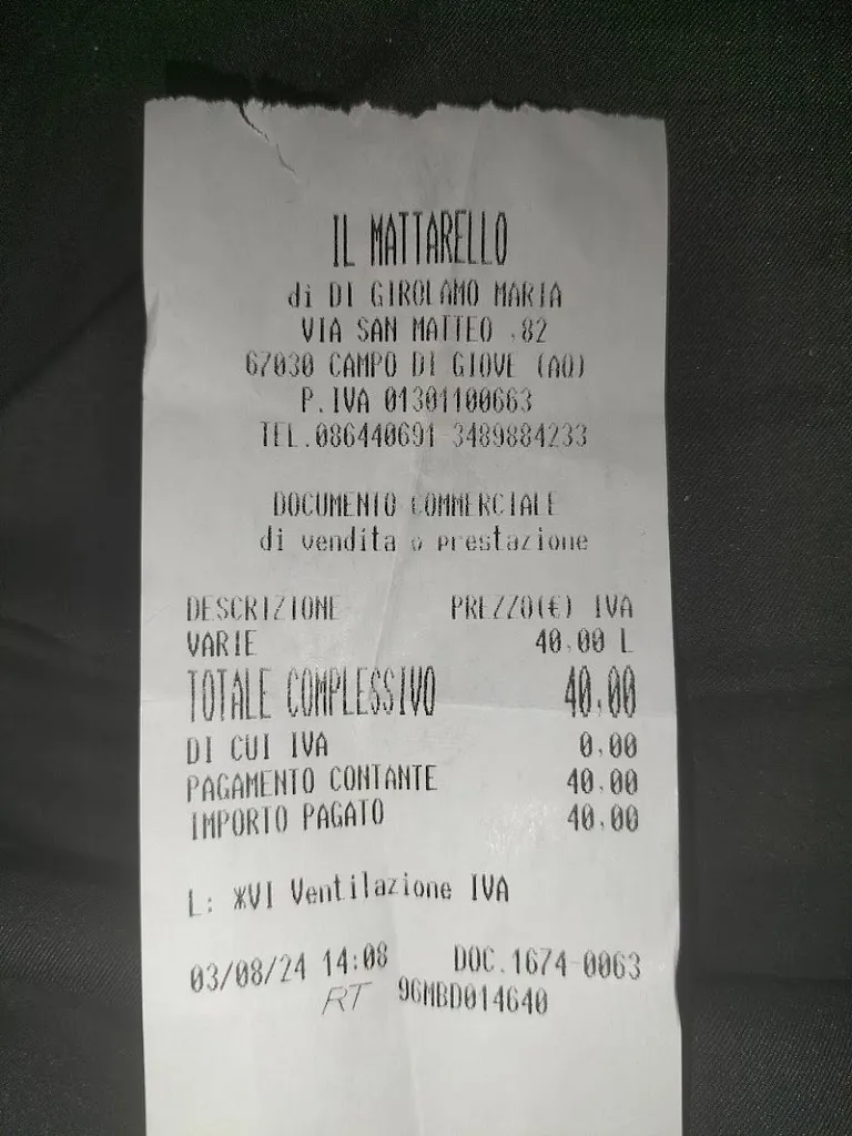 Jacopo Esposito_Il Mattarello Cucina Tradizionale e Pasticceria_Campo di Giove_review