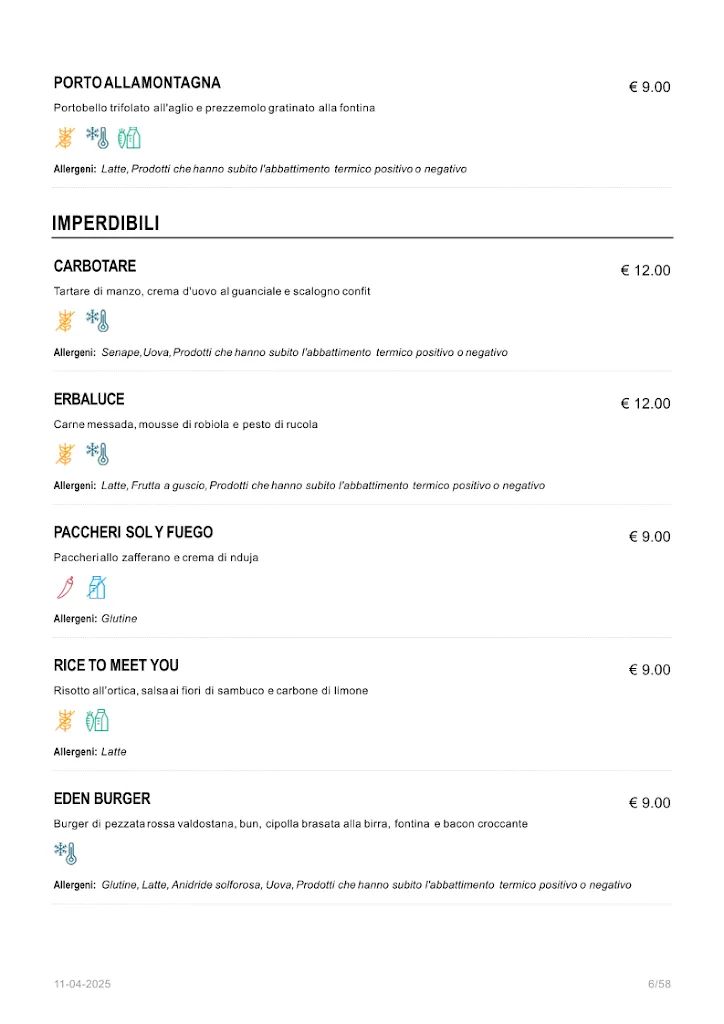 Menu_Eden Bistrot_Valle d'Aosta_image_1