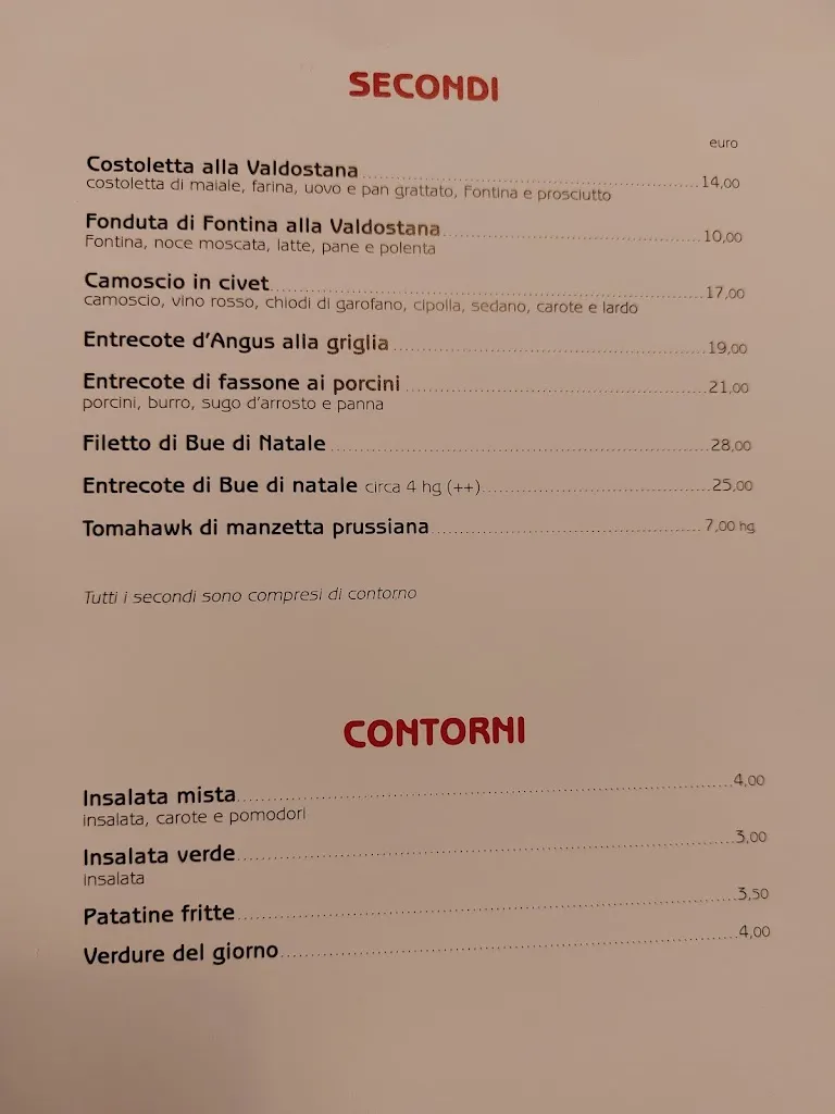 Menu_Hostaria del Calvino Trattoria Ristorante Aosta_Valle d'Aosta_immagine_4