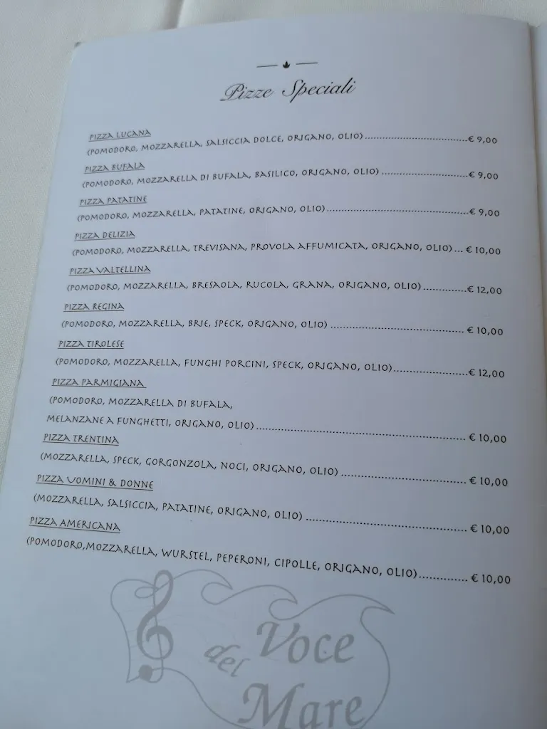 Menu_Ristorante pizzeria Voce del mare di D'Andrea Emilio_Azzate_image_1