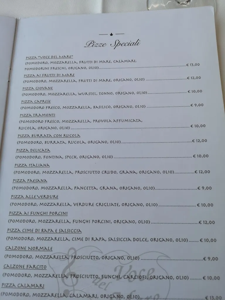 Menu_Ristorante pizzeria Voce del mare di D'Andrea Emilio_Azzate_image_2