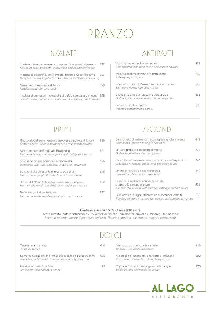 Menu_Il Sereno Al Lago Restaurant_Aurogna_immagine_1