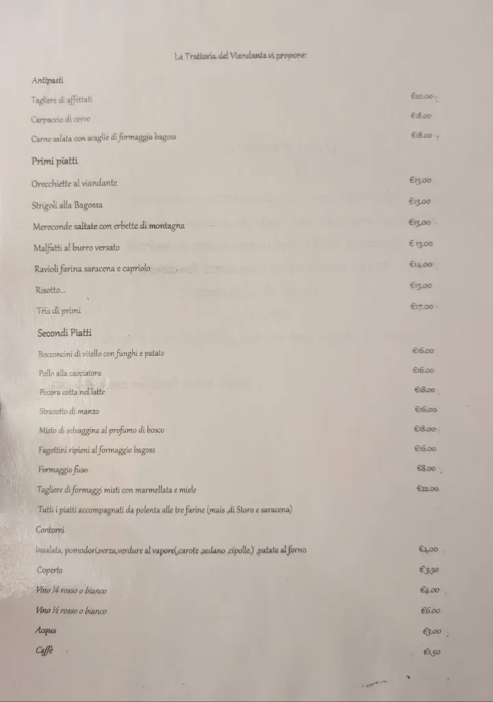 Menu_Trattoria Del Viandante_Bagolino_image_1