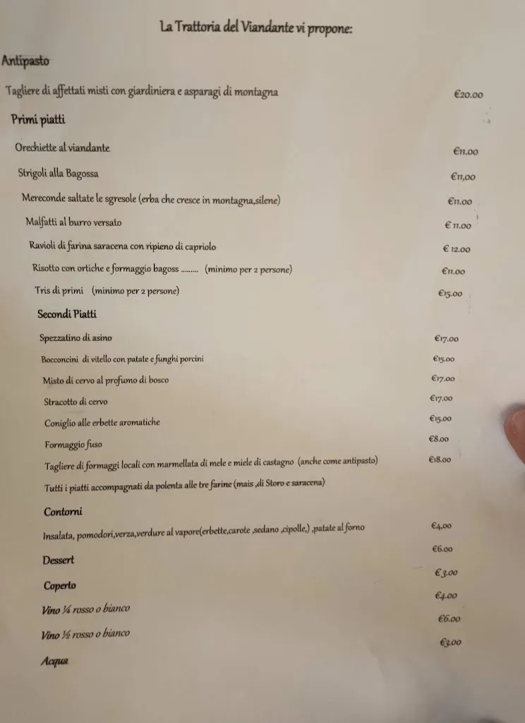 Menu_Trattoria Del Viandante_Bagolino_image_2