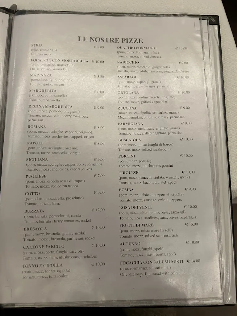 Menu_Pizzeria Ristorante Bar da Loris e Chiara_Bagnolo San Vito_image_2