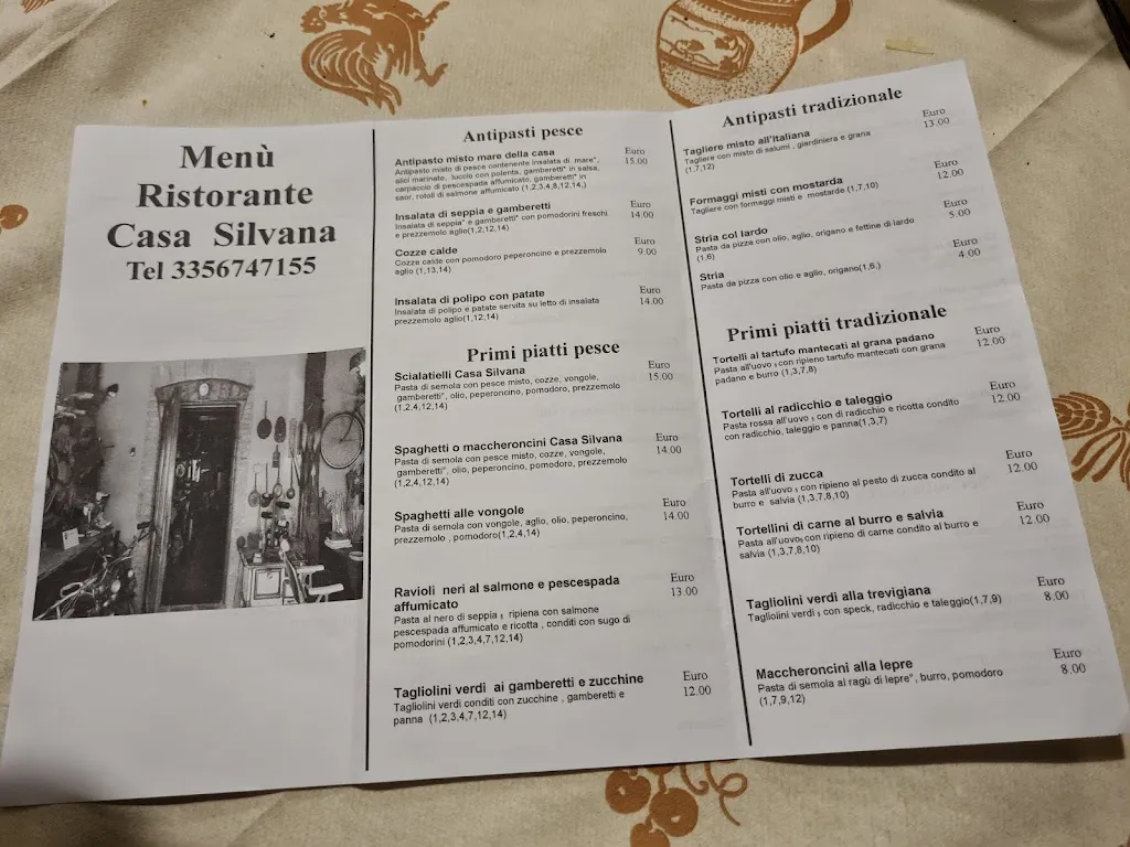 Menu_Trattoria Casa Silvana_Bagnolo San Vito_image_1