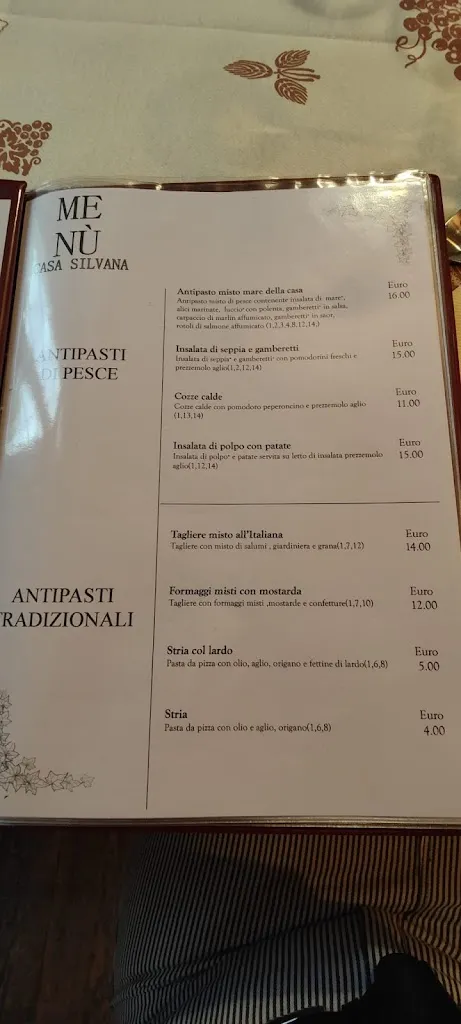 Menu_Trattoria Casa Silvana_Bagnolo San Vito_image_2