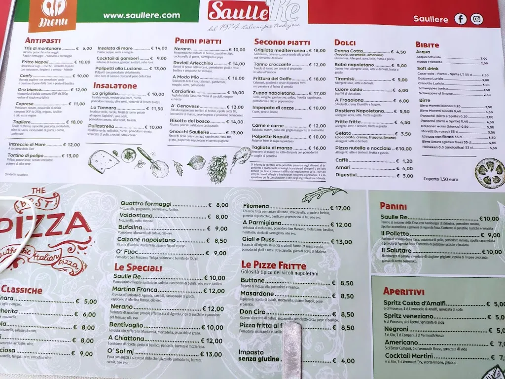Menu_Saulle Re - Ristorante, Pizzeria e bar_Villair-Amerique_image_4