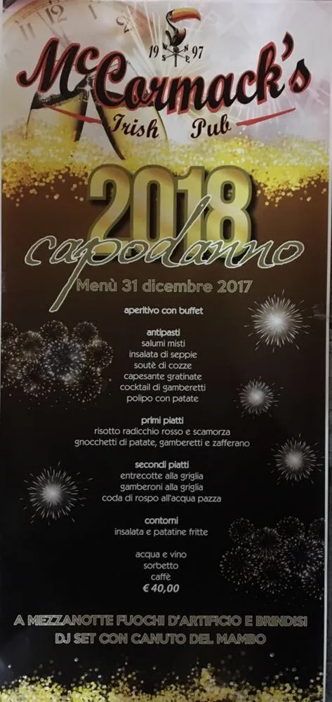 Menü_McCormack's Irish Pub_Bagnolo Mella_Bild_1