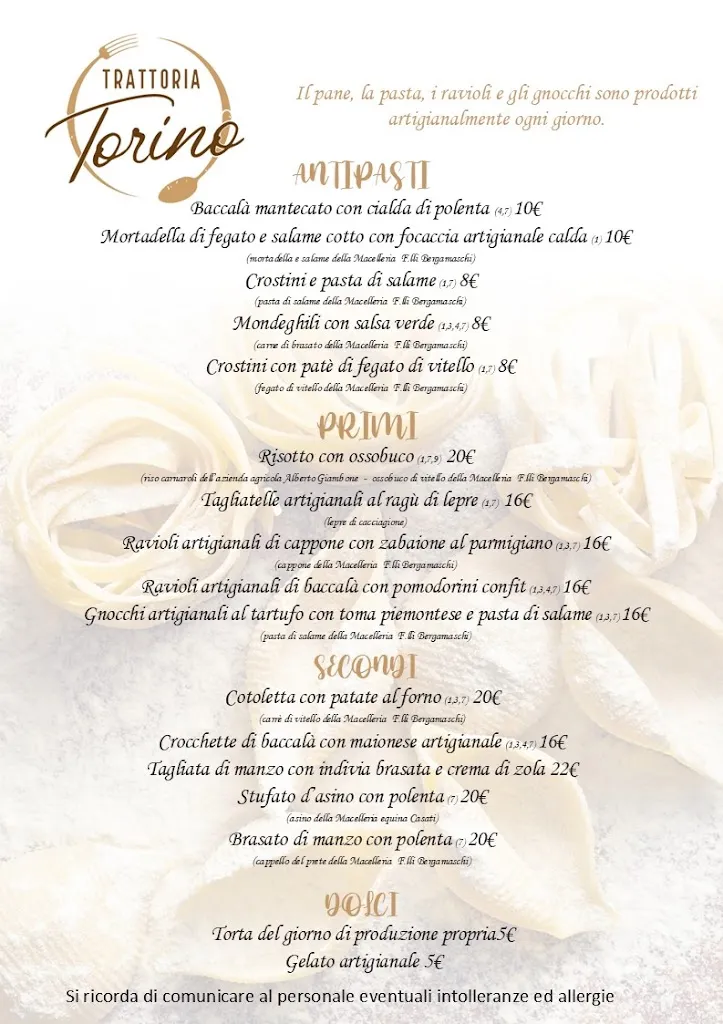 Menu_Trattoria Torino Bareggio_Bareggio_immagine_1