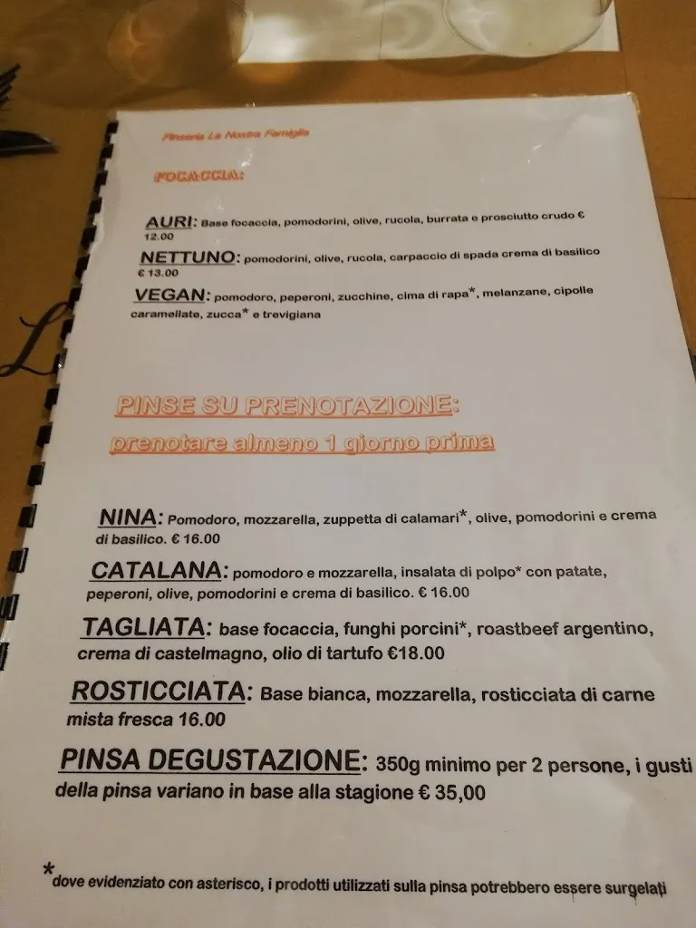 Menu_Pinseria La Nostra Famiglia_Bareggio_image_2