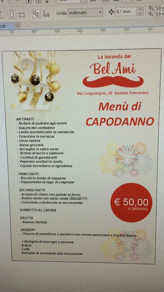 Menu_La locanda del bel ami._Bastida Pancarana_image_3