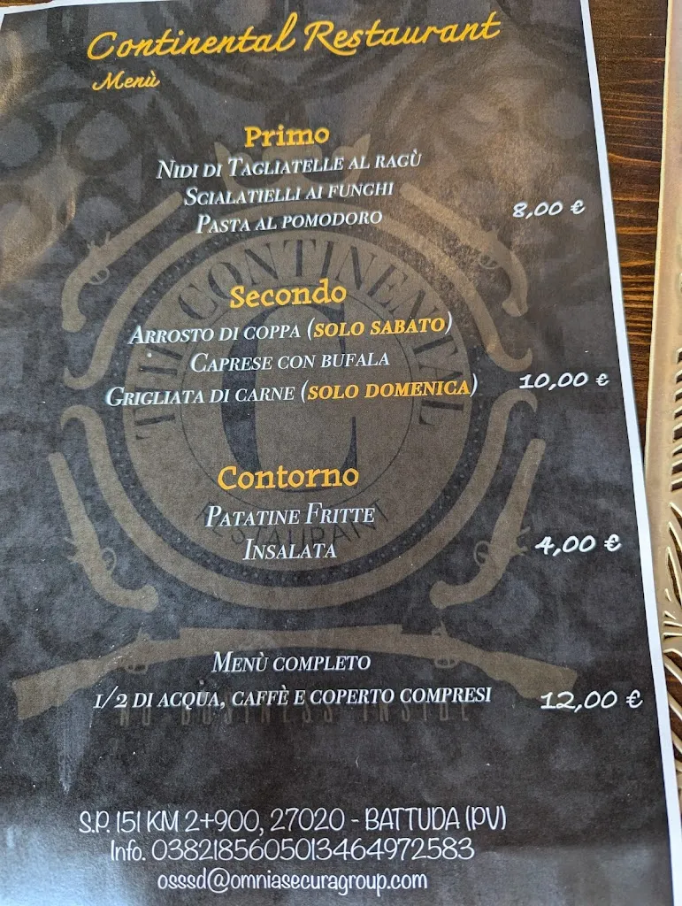 Menu_Ristorante Continental_Battuda_image_1