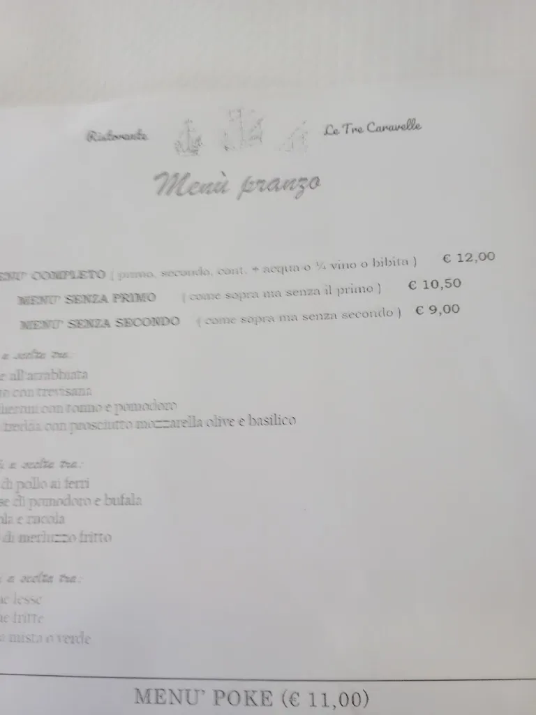 Menu_Le Tre Caravelle Pizzeria_Basiglio_image_3