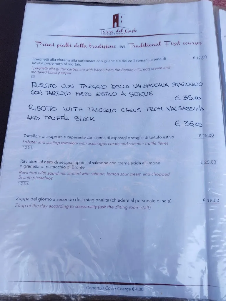 Menu_Torre del Gusto Bellagio_Bellagio_immagine_2