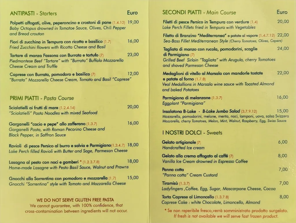 Menu_B-Lake Restaurant Bellagio_Bellagio_image_1