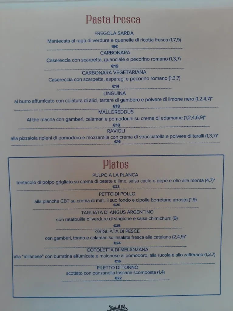Menu_Lario's Bistrot_Bene Lario_image_1